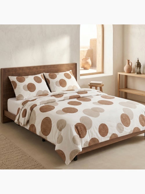 Set copripiumino 100% cotone a pois, include federa per cuscino - Gamusi - Kiabi