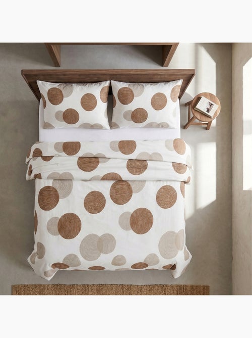 Set copripiumino 100% cotone a pois, include federa per cuscino - Gamusi - Kiabi