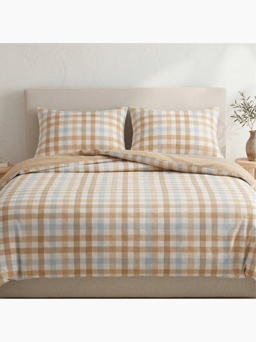 Set copripiumino 100% cotone a quadretti vichy, include federa per cuscino - Gamusi - Kiabi Set copripiumino 100% cotone a quadretti vichy, include federa per cuscino - Gamusi - Kiabi
