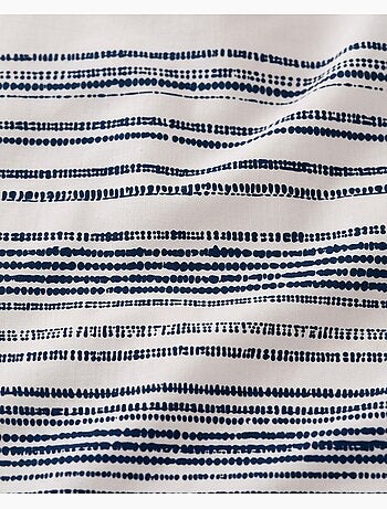 Set copripiumino 100% cotone a righe, include federa per cuscino - Gamusi