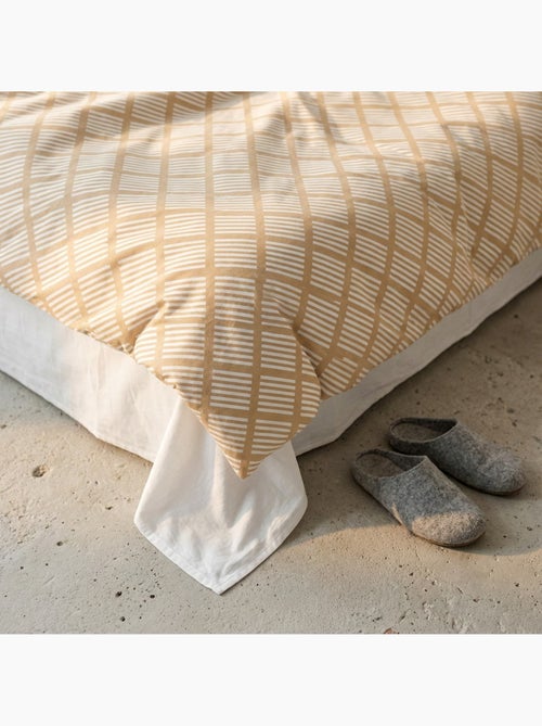 Set copripiumino 100% cotone a rombi con federa/e, chiusura a pressione - gamusi. - Kiabi Set copripiumino 100% cotone a rombi con federa/e, chiusura a pressione - gamusi. - Kiabi