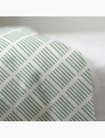 Set copripiumino 100% cotone a rombi con federa/e, chiusura a pressione - gamusi.