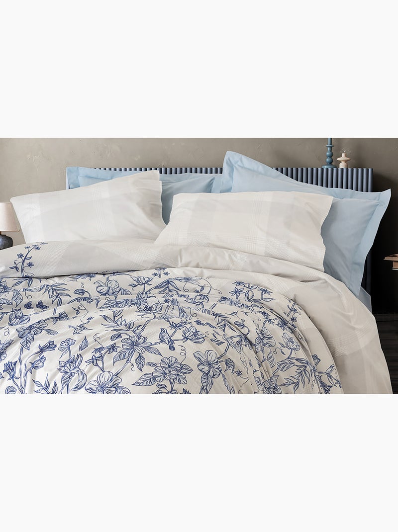 Set copripiumino, 100% cotone Blu - Kiabi