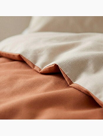 Set copripiumino 100% cotone, con federa/e, bicolore reversibile - Gamusi.