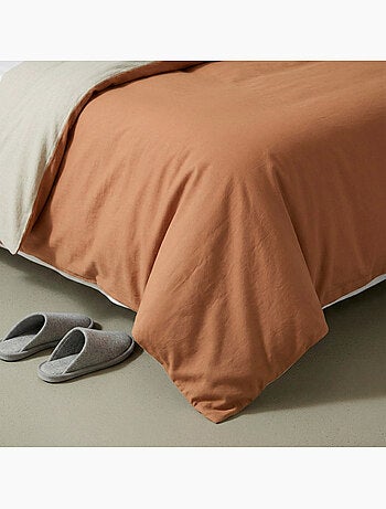 Set copripiumino 100% cotone, con federa/e, bicolore reversibile - Gamusi.