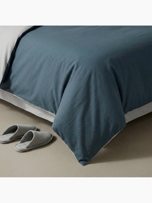 Set copripiumino 100% cotone, con federa/e, bicolore reversibile - Gamusi. - Kiabi