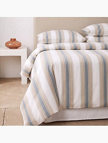 Set copripiumino 100% cotone con federa/e, righe larghe - gamusi.