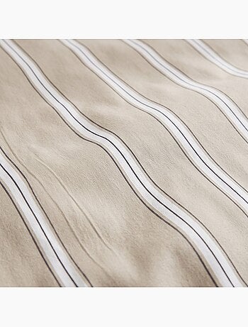 Set copripiumino 100% cotone con federa/e, righe larghe - gamusi.