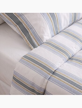Set copripiumino 100% cotone con federa/e, righe larghe - gamusi.