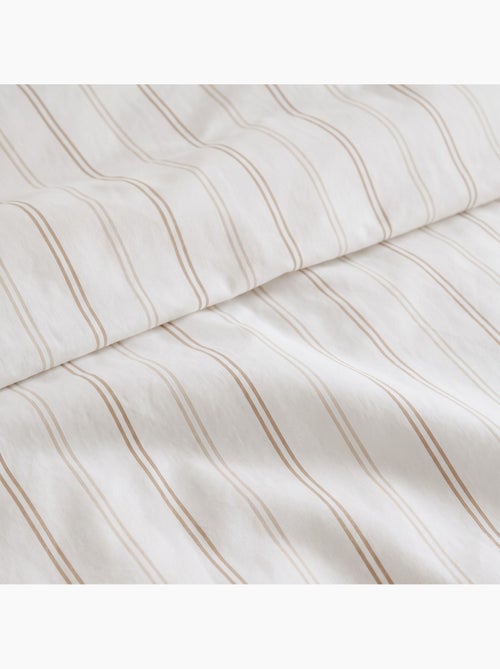 Set copripiumino 100% cotone con federa/e, righe sottili - gamusi. - Kiabi