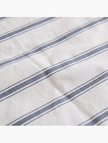 Set copripiumino 100% cotone con federa/e, righe sottili - gamusi.