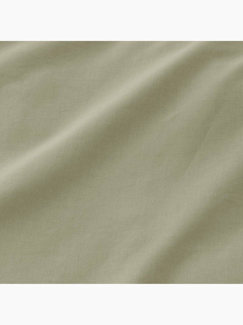 Set copripiumino 100% cotone, con federa/e, tinta unita - Gamusi. Verde - Kiabi