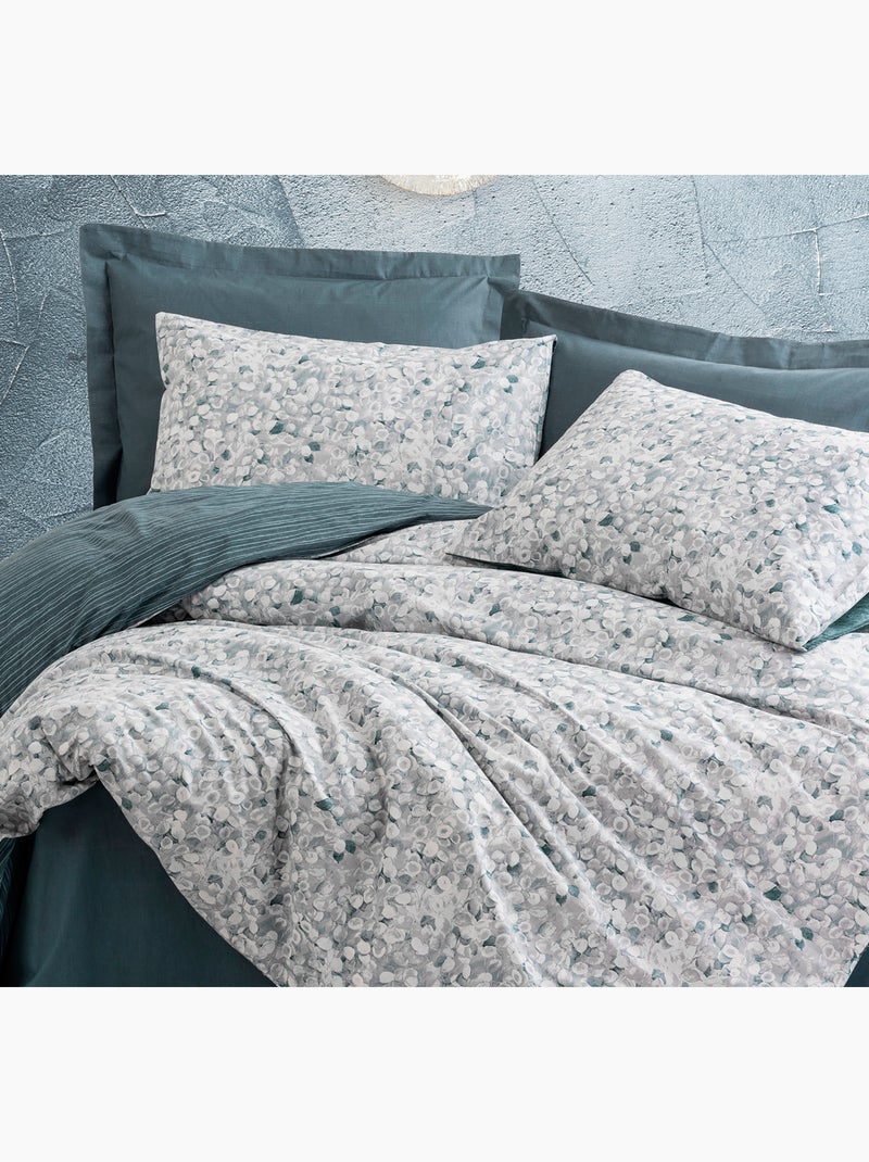 Set copripiumino, 100% cotone Grigio antracite - Kiabi