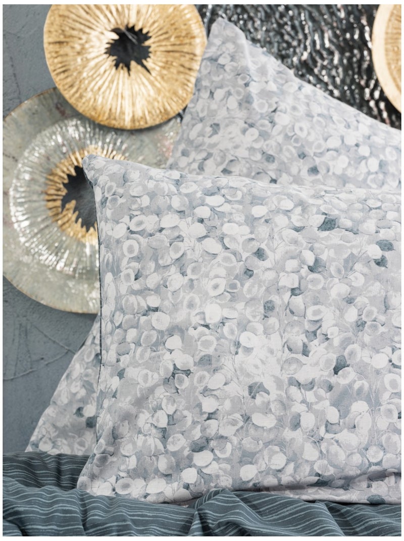 Set copripiumino, 100% cotone Grigio antracite - Kiabi