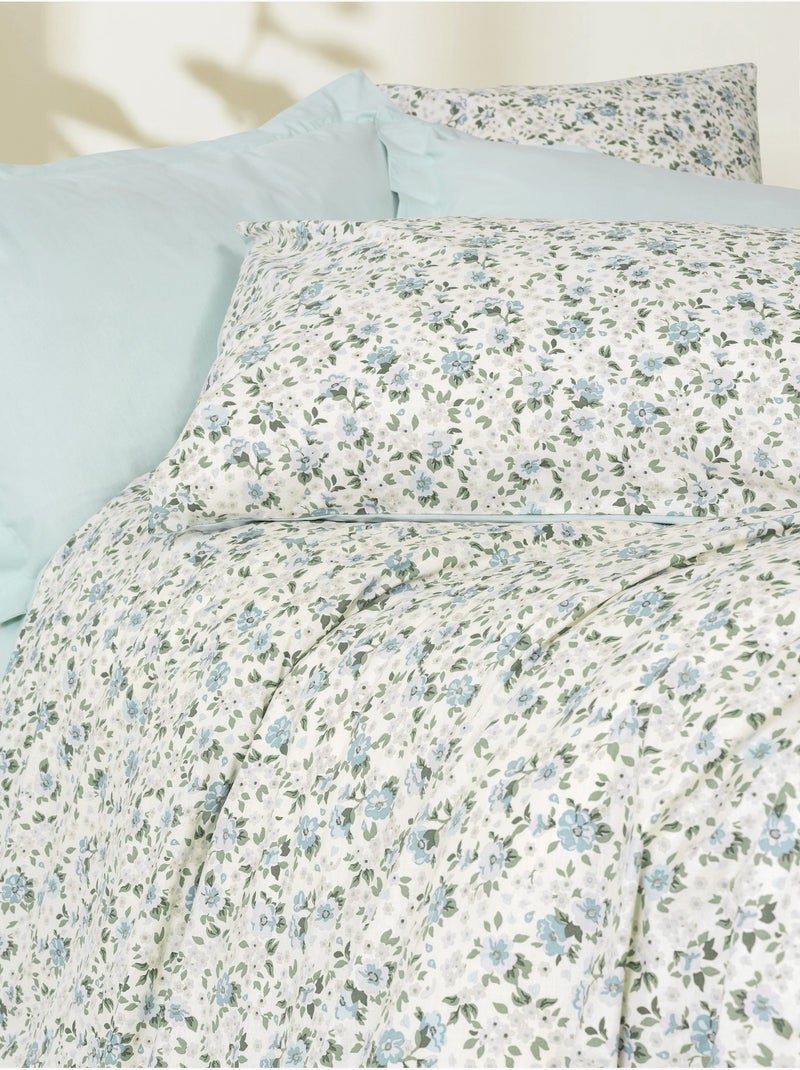 Set copripiumino, 100% cotone Verde - Kiabi