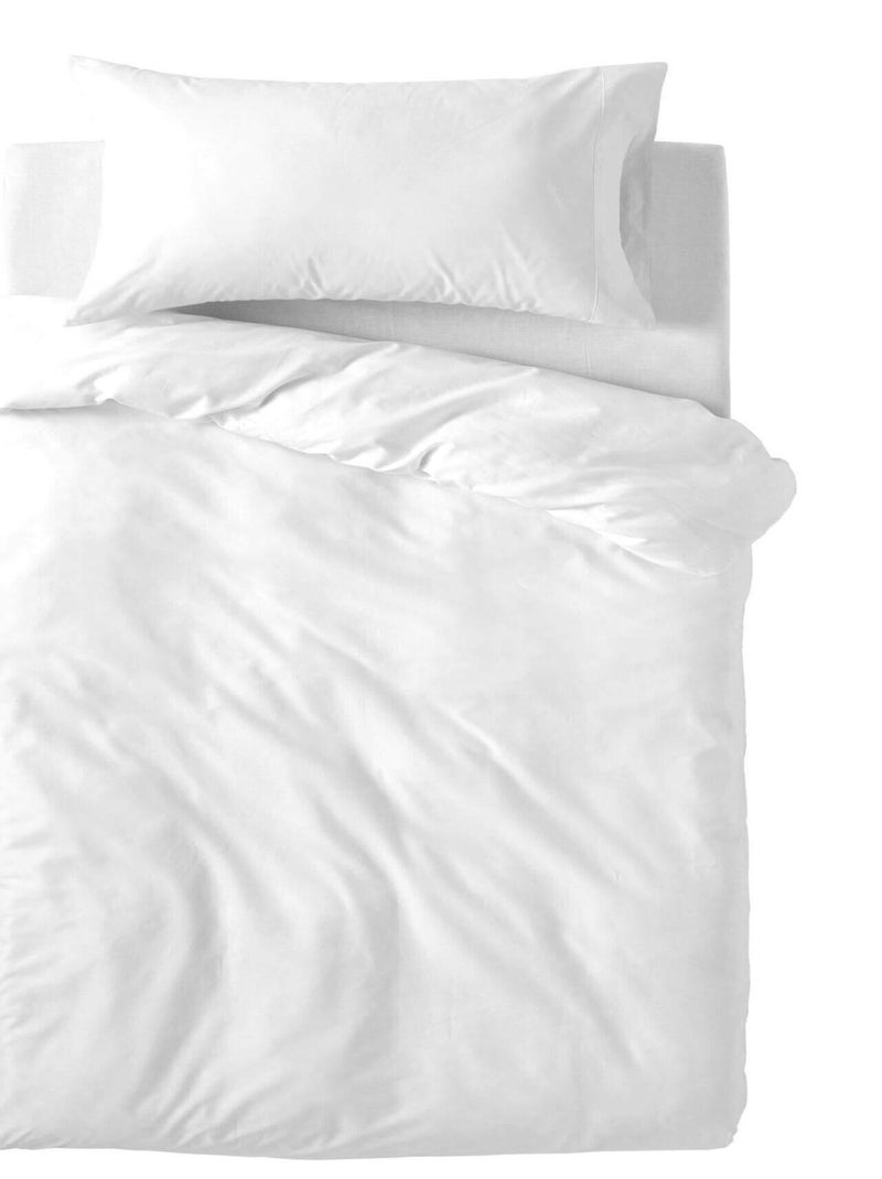 Set copripiumino 2 pezzi Basic "Happyfriday" Bianco - Kiabi