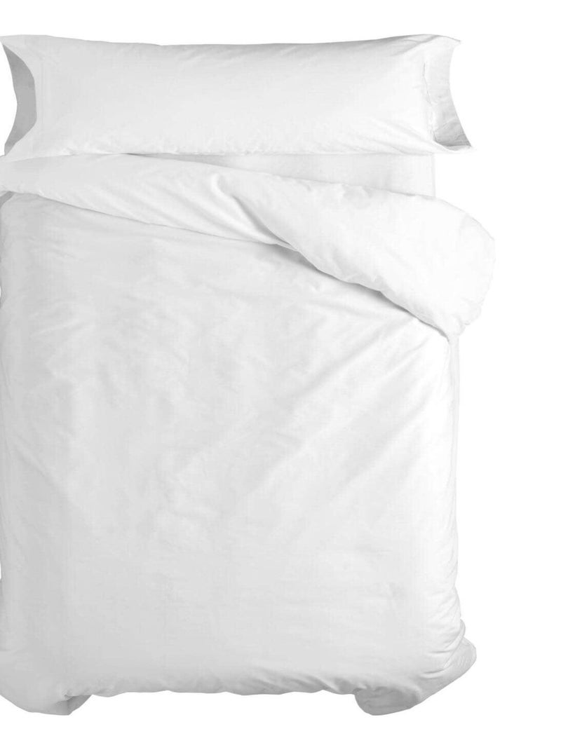 Set copripiumino 2 pezzi Basic "Happyfriday" Bianco - Kiabi