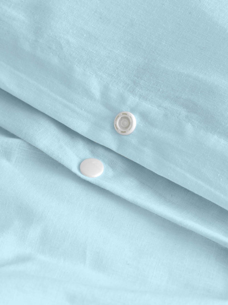 Set copripiumino 2 pezzi Basic "Happyfriday" Blu - Kiabi