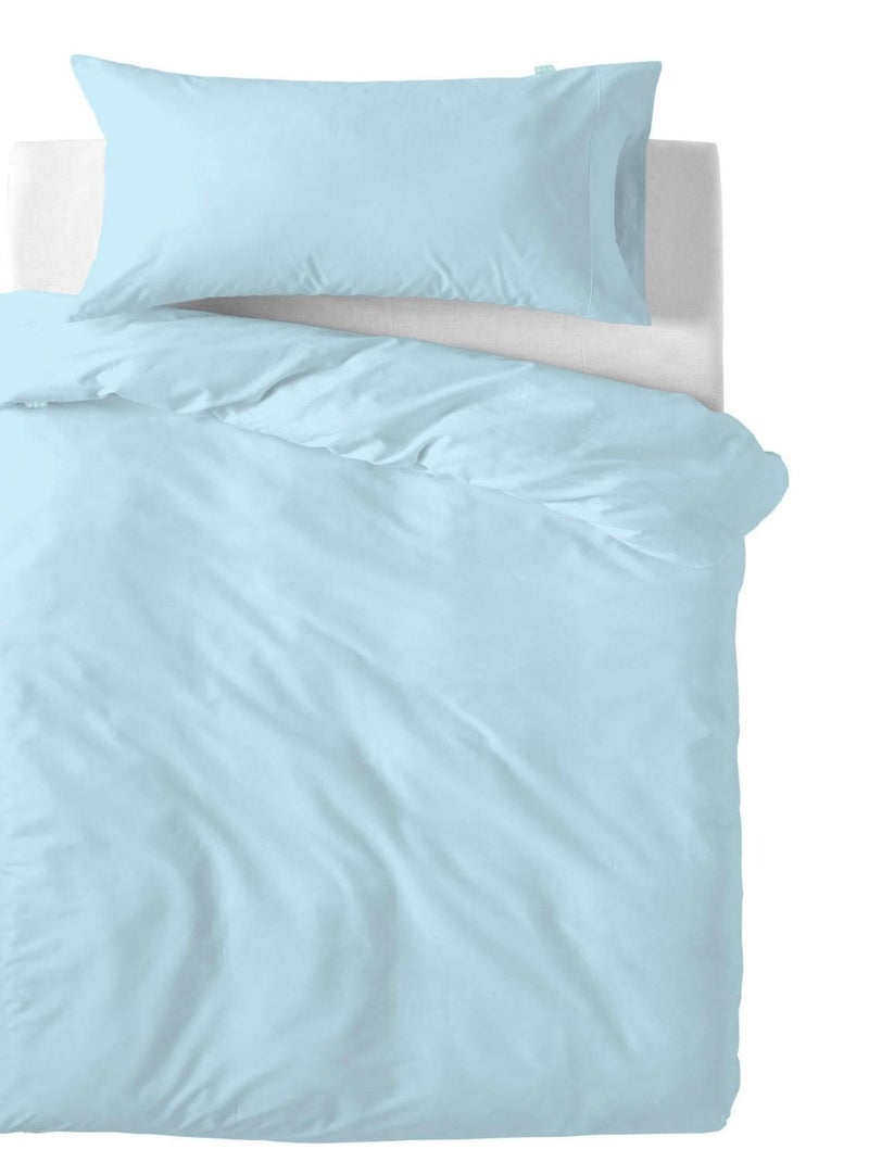 Set copripiumino 2 pezzi Basic "Happyfriday" Blu - Kiabi