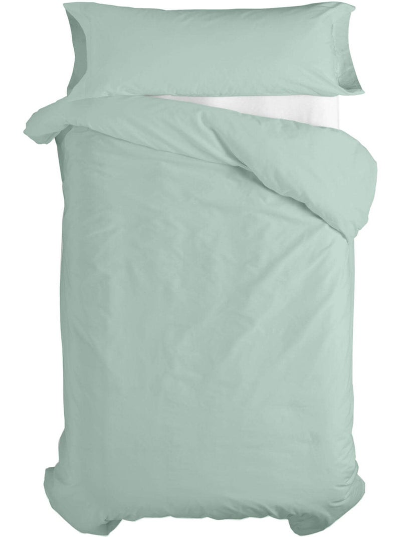 Set copripiumino 2 pezzi Basic "Happyfriday" Menta - Kiabi