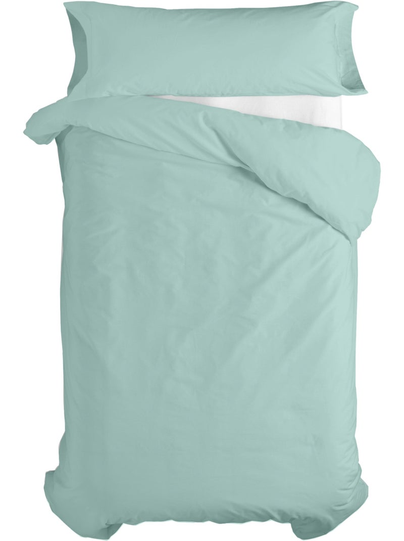 Set copripiumino 2 pezzi Basic "Happyfriday" Menta - Kiabi