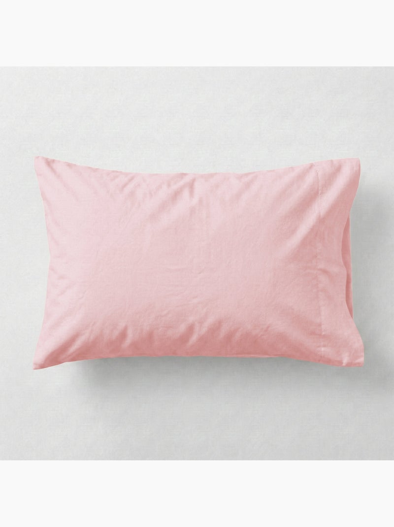 Set copripiumino 2 pezzi Basic "Happyfriday" Rosa pallido - Kiabi
