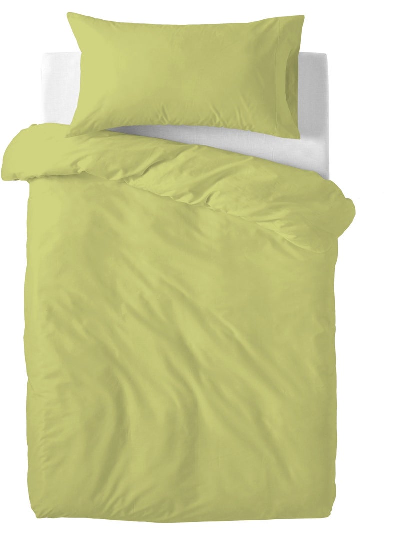 Set copripiumino 2 pezzi Basic "Happyfriday" Verde - Kiabi