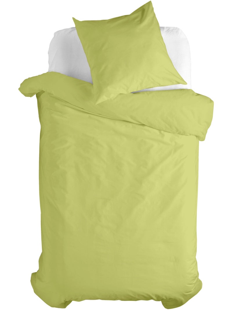 Set copripiumino 2 pezzi Basic "Happyfriday" Verde - Kiabi