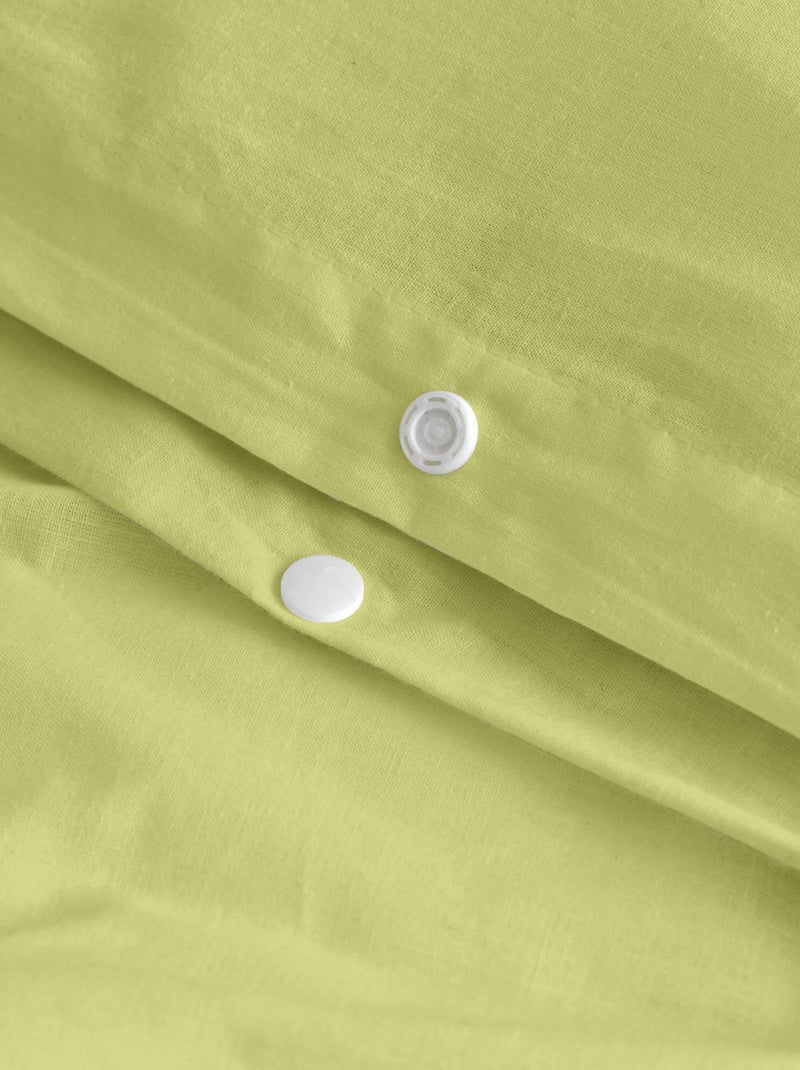 Set copripiumino 2 pezzi Basic "Happyfriday" Verde oliva - Kiabi