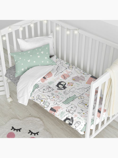 Set copripiumino 2 pezzi Best buddies "Happyfriday" - Kiabi Set copripiumino 2 pezzi Best buddies "Happyfriday" - Kiabi