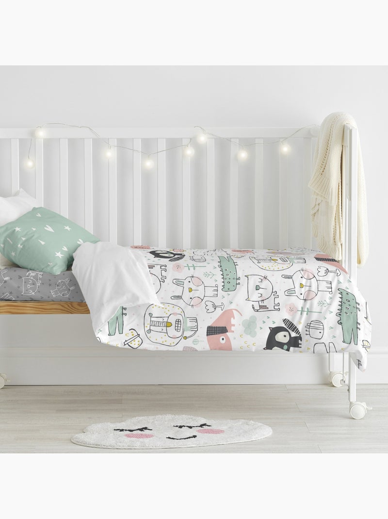 Set copripiumino 2 pezzi Best buddies "Happyfriday" Multicolore - Kiabi
