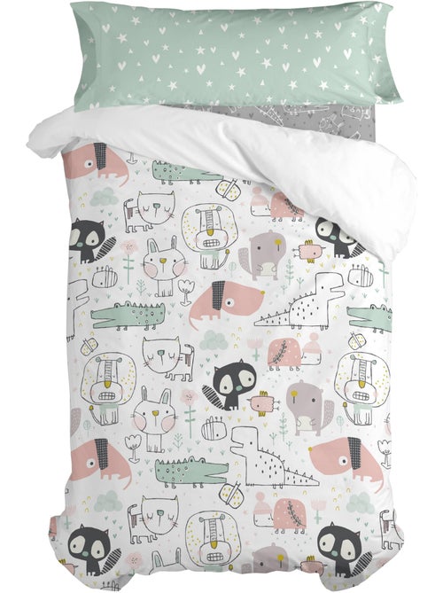 Set copripiumino 2 pezzi Best buddies "Happyfriday" - Kiabi Set copripiumino 2 pezzi Best buddies "Happyfriday" - Kiabi