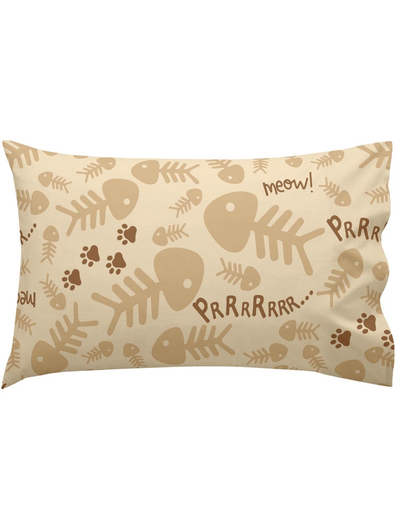 Set copripiumino 2 pezzi Cats "Happyfriday" Bianco - Kiabi