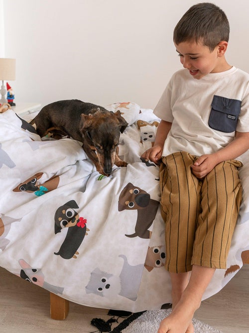 Set copripiumino 2 pezzi Dogs "Happyfriday" - Kiabi