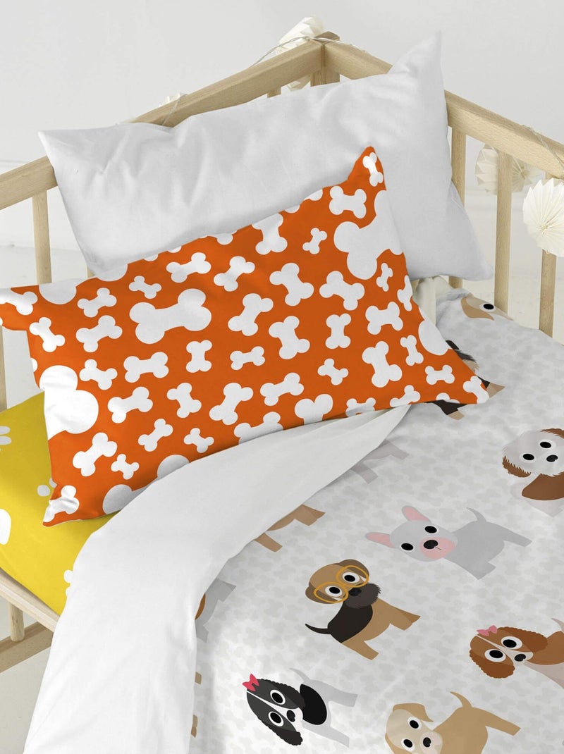 Set copripiumino 2 pezzi Dogs "Happyfriday" Grigio marrone - Kiabi