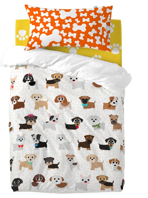 Set copripiumino 2 pezzi Dogs "Happyfriday" - Kiabi Set copripiumino 2 pezzi Dogs "Happyfriday" - Kiabi