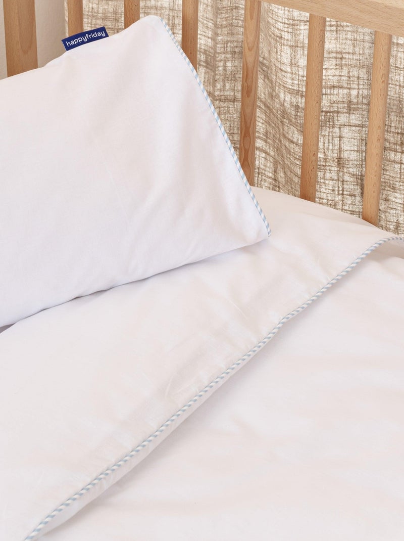 Set copripiumino 2 pezzi Essential "Happyfriday" Blu - Kiabi