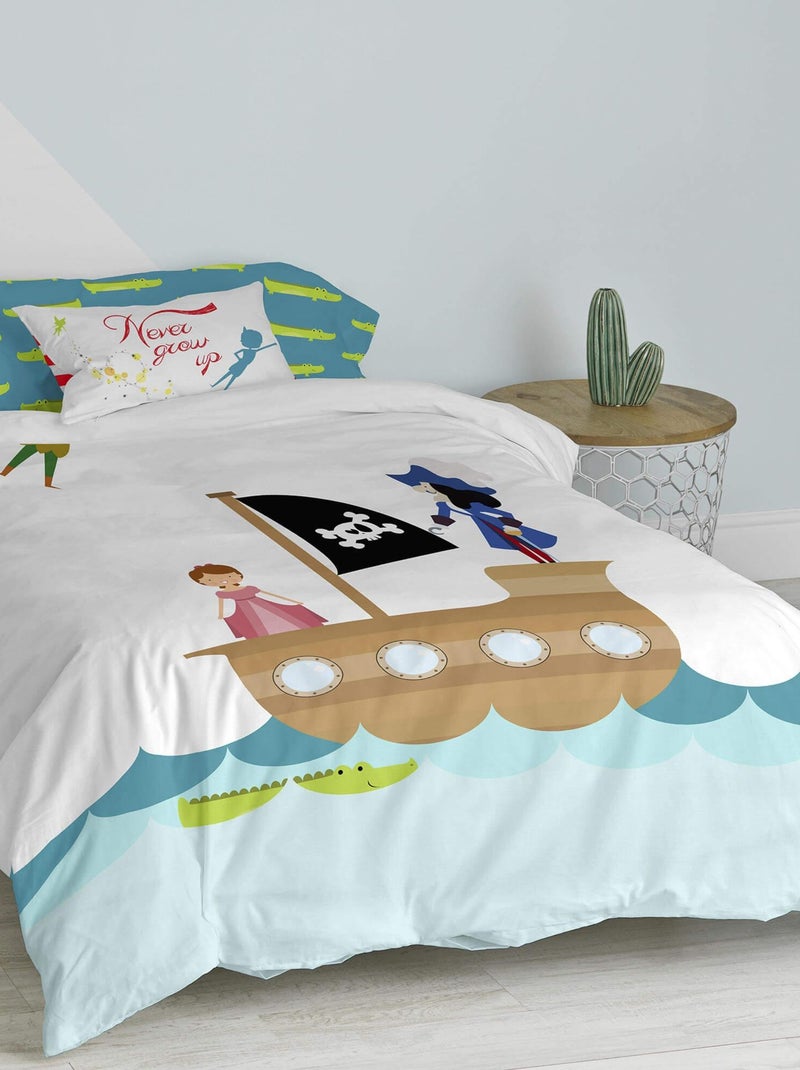 Set copripiumino 2 pezzi Flying boy "Happyfriday" Bianco - Kiabi