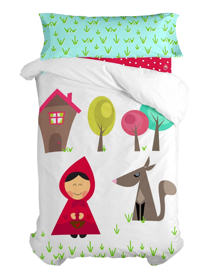 Set copripiumino 2 pezzi Grandma "Happyfriday" Bianco - Kiabi