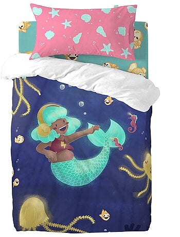 Set copripiumino 2 pezzi Happy mermaid "Happyfriday