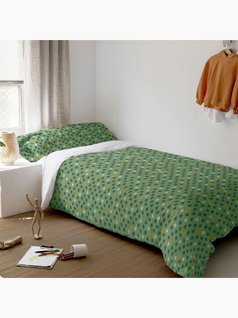 Set copripiumino 2 pezzi Happydino (D) "Happyfriday" Multicolore - Kiabi