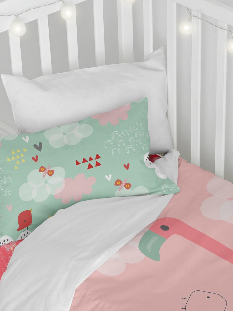 Set copripiumino 2 pezzi Hola "Happyfriday" Rosa - Kiabi