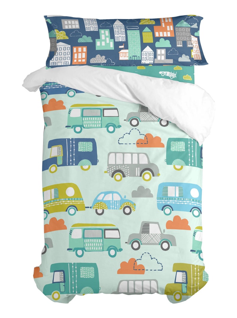 Set copripiumino 2 pezzi Holidays "Happyfriday" Bianco - Kiabi
