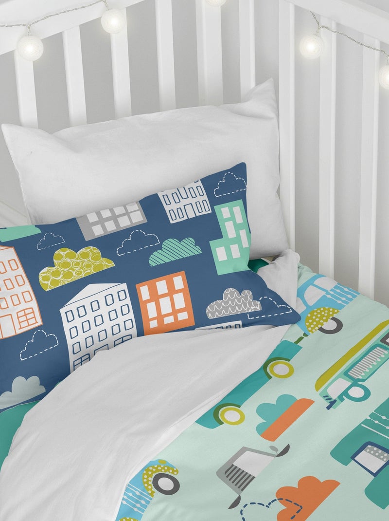 Set copripiumino 2 pezzi Holidays "Happyfriday" Blu Giallo - Kiabi