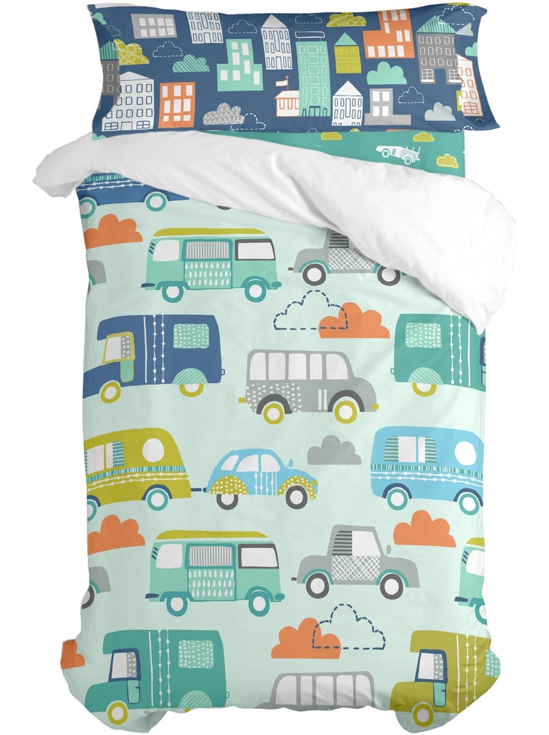 Set copripiumino 2 pezzi Holidays "Happyfriday" Multicolore - Kiabi