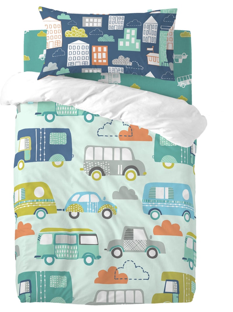 Set copripiumino 2 pezzi Holidays "Happyfriday" Multicolore - Kiabi