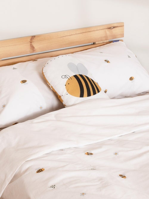 Set copripiumino 2 pezzi Honey "Happyfriday" - Kiabi Set copripiumino 2 pezzi Honey "Happyfriday" - Kiabi