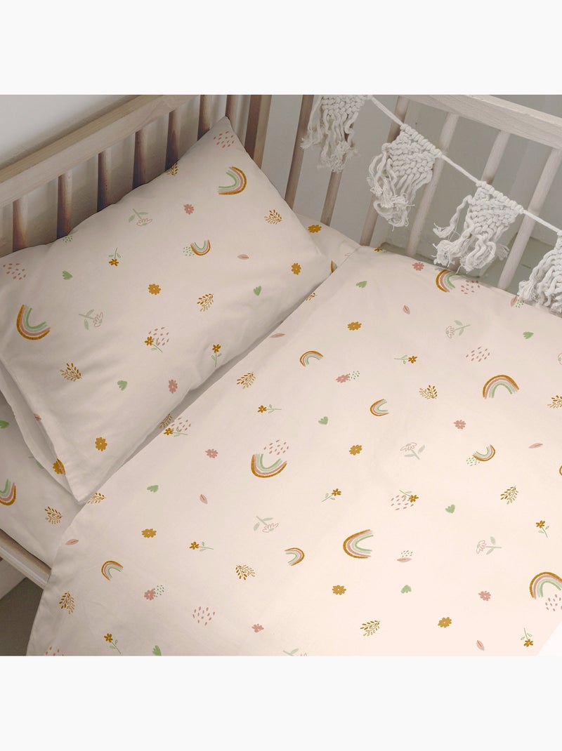 Set copripiumino 2 pezzi Iris "Happyfriday" Bianco - Kiabi