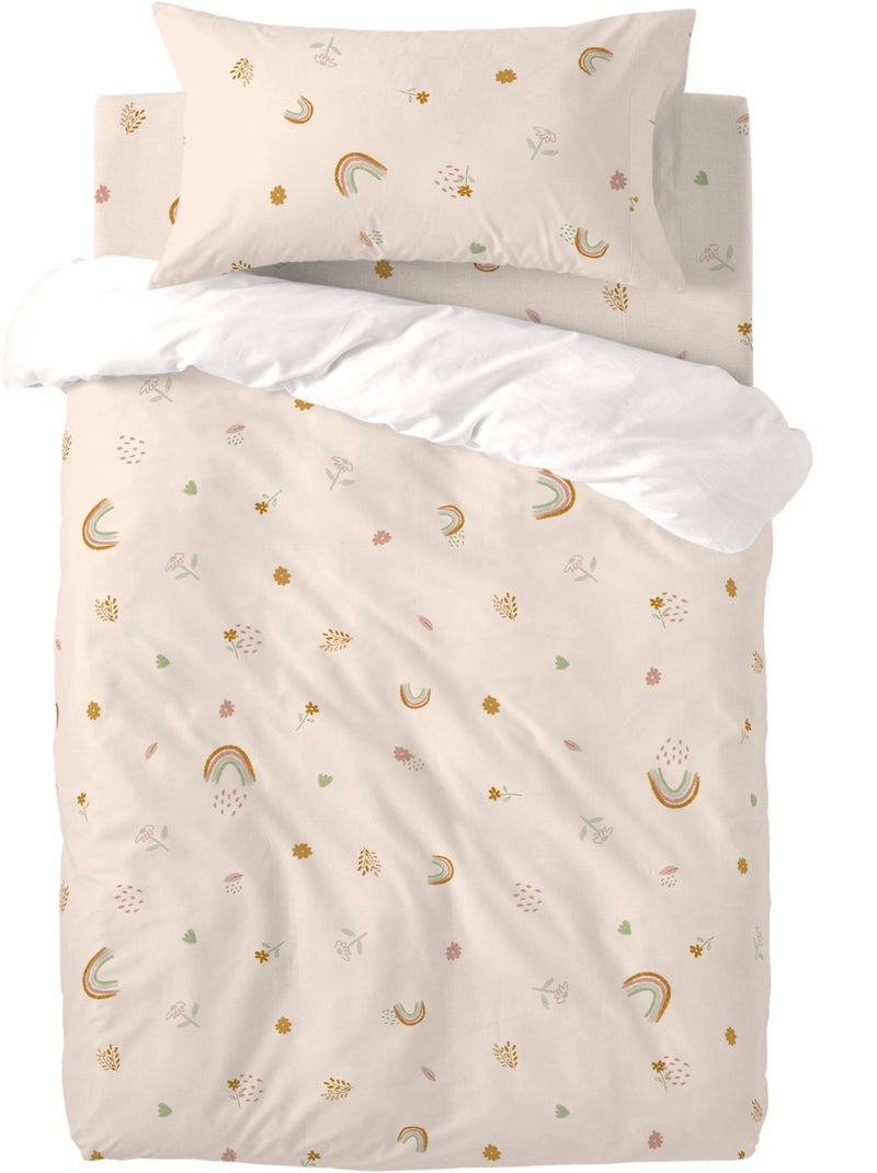 Set copripiumino 2 pezzi Iris "Happyfriday" Bianco - Kiabi
