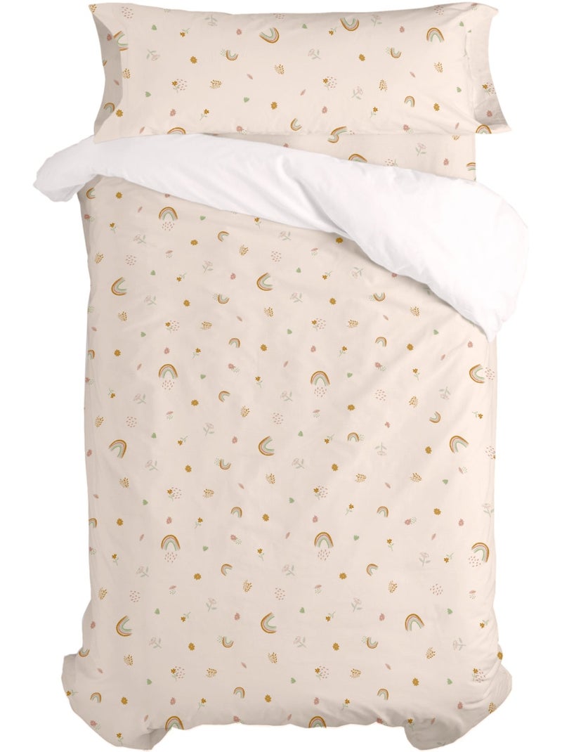 Set copripiumino 2 pezzi Iris "Happyfriday" Bianco - Kiabi